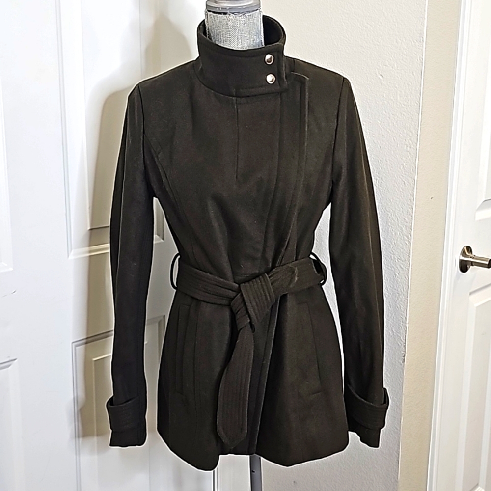 Army Green Wool Coat